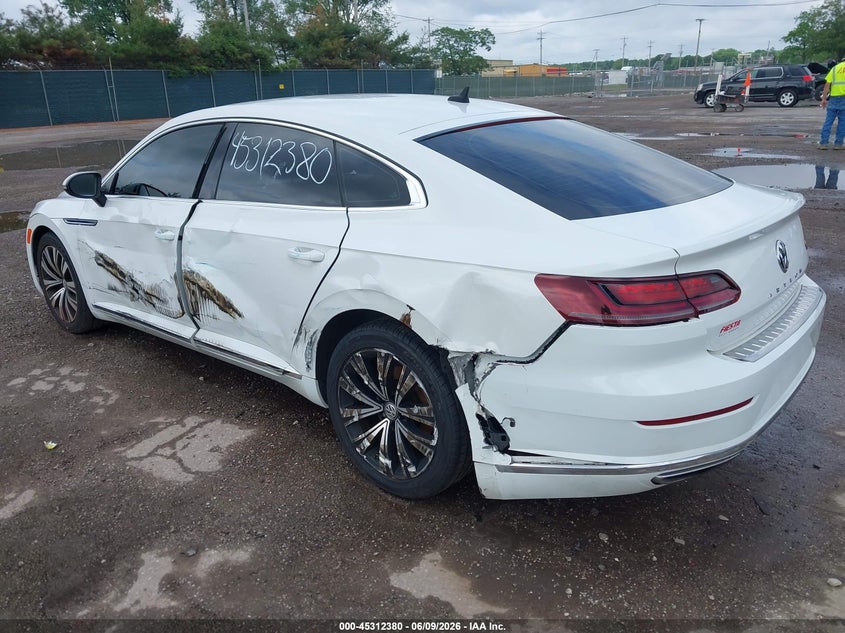 2020 Volkswagen Arteon VIN WVWAR7AN0LE014694 IAAI salvage auction — LEFT SIDE, Salvage Title, sold $4,225 on 2026-07-14 (photo 3)
