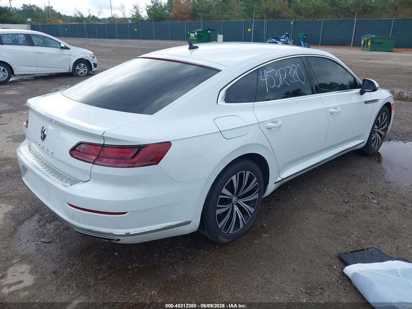 2020 Volkswagen Arteon VIN WVWAR7AN0LE014694 IAAI salvage auction — LEFT SIDE, Salvage Title, sold $4,225 on 2026-07-14 (photo 4)