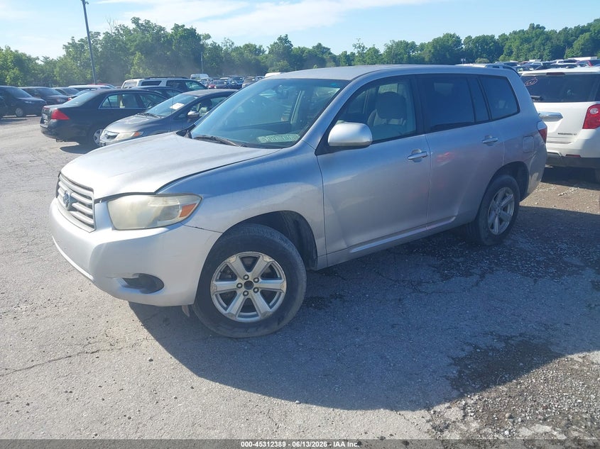 2008 Toyota Highlander VIN JTEES41A882068668 IAAI salvage auction — NORMAL WEAR, Original (Kentucky), sold $1,000 on 2026-07-29 (photo 2)