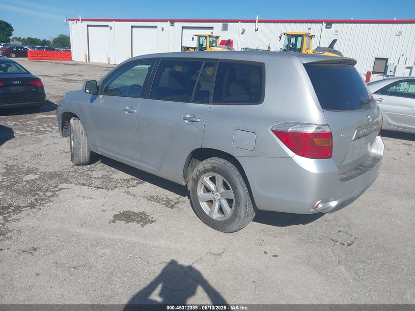 2008 Toyota Highlander VIN JTEES41A882068668 IAAI salvage auction — NORMAL WEAR, Original (Kentucky), sold $1,000 on 2026-07-29 (photo 3)