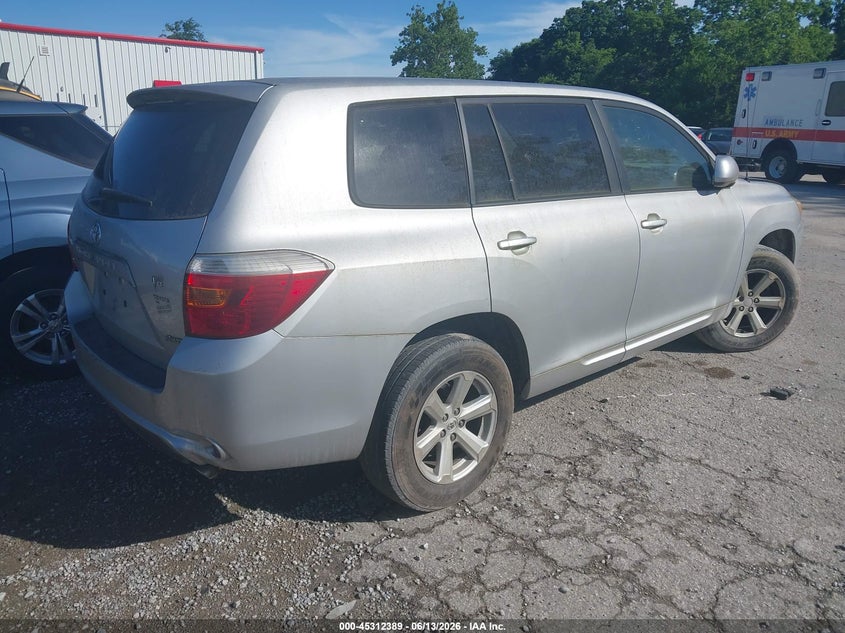 2008 Toyota Highlander VIN JTEES41A882068668 IAAI salvage auction — NORMAL WEAR, Original (Kentucky), sold $1,000 on 2026-07-29 (photo 4)