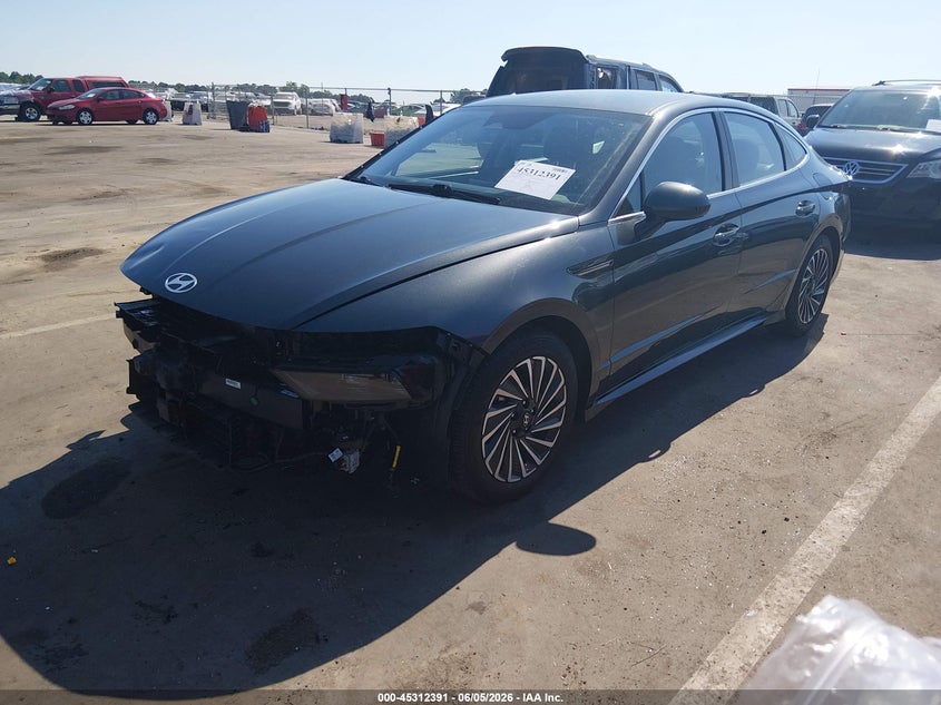 2024 Hyundai Sonata VIN KMHL34JJ2RA096218 IAAI salvage auction — FRONT END, Salvage Title, sold $7,200 on 2026-07-29 (photo 2)