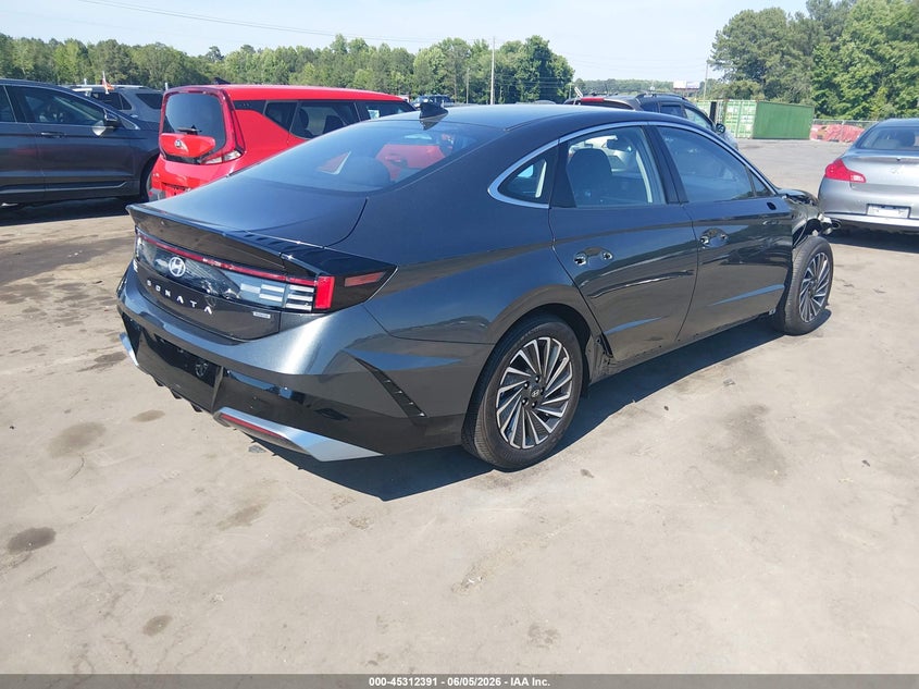 2024 Hyundai Sonata VIN KMHL34JJ2RA096218 IAAI salvage auction — FRONT END, Salvage Title, sold $7,200 on 2026-07-29 (photo 4)