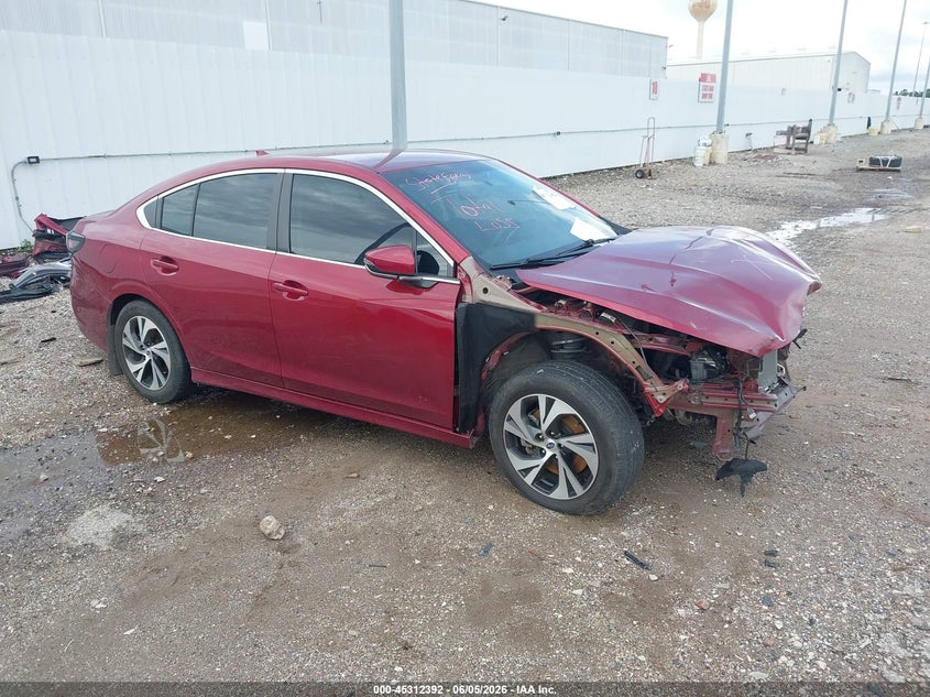 2022 Subaru LEGACY VIN 4S3BWAC65N3025690 IAAI salvage auction — FRONT END, Salvage Title, sold $4,050 on 2026-07-30 (photo 1)