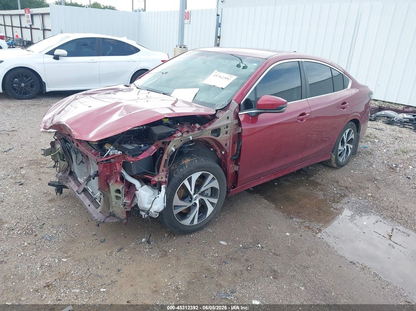 2022 Subaru LEGACY VIN 4S3BWAC65N3025690 IAAI salvage auction — FRONT END, Salvage Title, sold $4,050 on 2026-07-30 (photo 2)