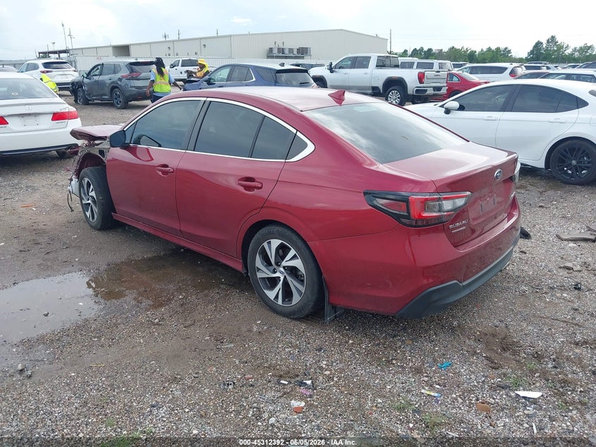 2022 Subaru LEGACY VIN 4S3BWAC65N3025690 IAAI salvage auction — FRONT END, Salvage Title, sold $4,050 on 2026-07-30 (photo 3)