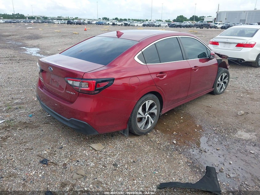 2022 Subaru LEGACY VIN 4S3BWAC65N3025690 IAAI salvage auction — FRONT END, Salvage Title, sold $4,050 on 2026-07-30 (photo 4)