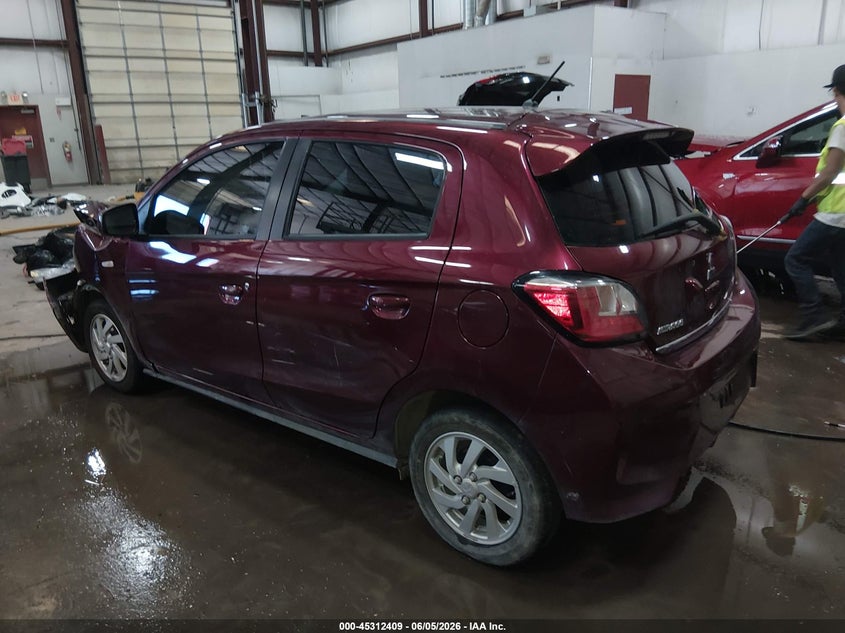 2024 Mitsubishi Mirage VIN ML32AUHJ8RH039740 IAAI salvage auction — FRONT END, Salvage Title, sold $1,550 on 2026-07-12 (photo 3)