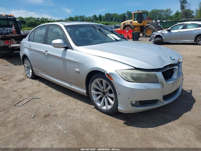 2011 BMW 3 series VIN WBAPK7G53BNN86909 IAAI salvage auction — NORMAL WEAR, Clear (New Jersey), sold $500 on 2026-07-09 (photo 1)