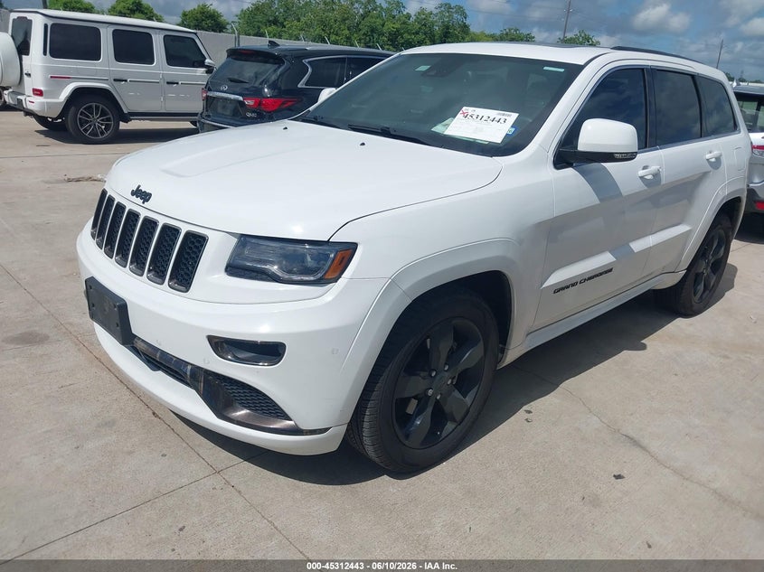 2016 Jeep Grand cherokee VIN 1C4RJECG7GC500255 IAAI salvage auction — HAIL, Original (Texas), sold $5,100 on 2026-07-18 (photo 2)