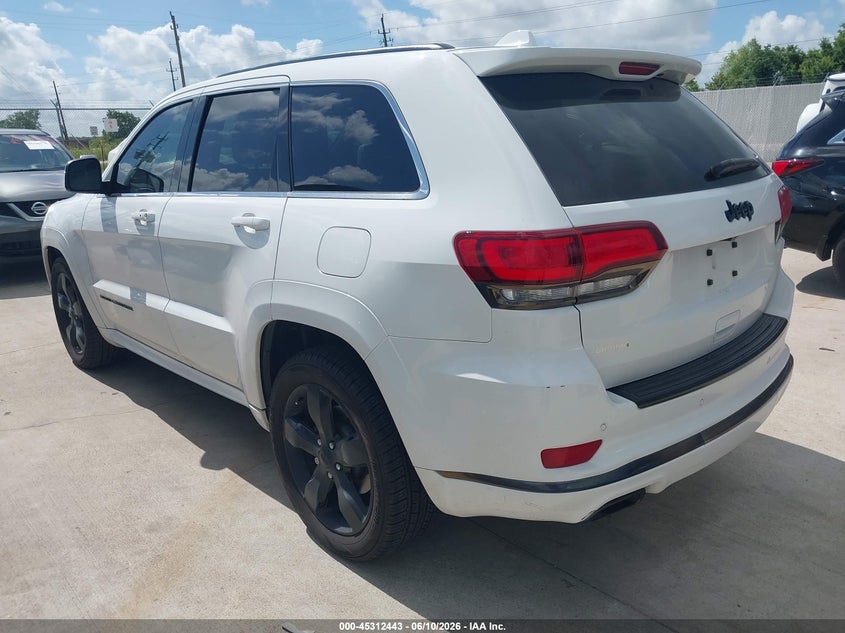 2016 Jeep Grand cherokee VIN 1C4RJECG7GC500255 IAAI salvage auction — HAIL, Original (Texas), sold $5,100 on 2026-07-18 (photo 3)