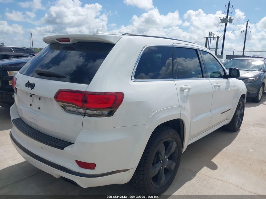 2016 Jeep Grand cherokee VIN 1C4RJECG7GC500255 IAAI salvage auction — HAIL, Original (Texas), sold $5,100 on 2026-07-18 (photo 4)