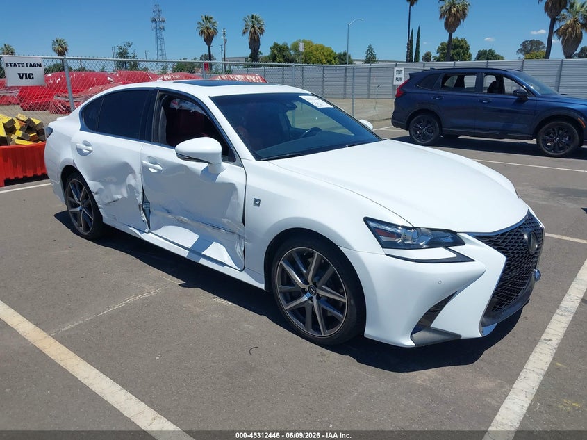 2018 Lexus Gs VIN JTHBZ1BL7JA012877 IAAI salvage auction — RIGHT SIDE, Salvage Title, sold $15,325 on 2026-07-14 (photo 1)