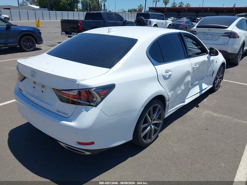2018 Lexus Gs VIN JTHBZ1BL7JA012877 IAAI salvage auction — RIGHT SIDE, Salvage Title, sold $15,325 on 2026-07-14 (photo 4)