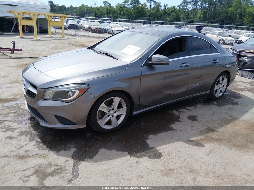 2015 Mercedes-benz Cla-klasse VIN WDDSJ4EB8FN162791 IAAI salvage auction — RIGHT FRONT, Salvage Title, sold $2,400 on 2026-08-15 (photo 2)