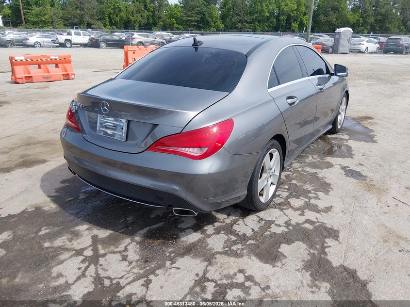 2015 Mercedes-benz Cla-klasse VIN WDDSJ4EB8FN162791 IAAI salvage auction — RIGHT FRONT, Salvage Title, sold $2,400 on 2026-08-15 (photo 4)