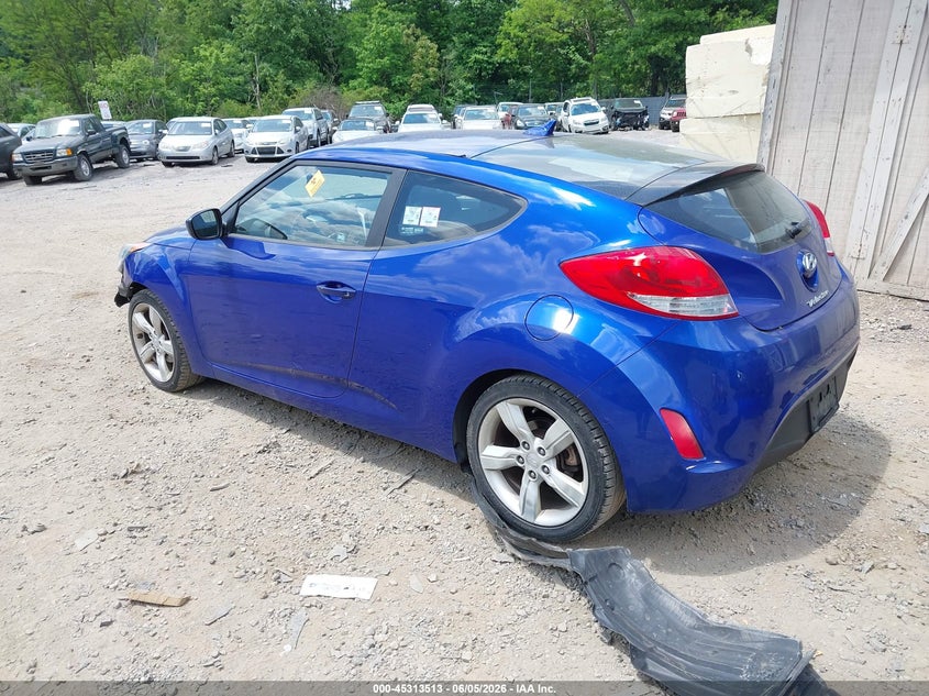 2012 Hyundai Veloster VIN KMHTC6AD5CU034923 IAAI salvage auction — LEFT FRONT, Salvage Title, sold $900 on 2026-07-07 (photo 3)