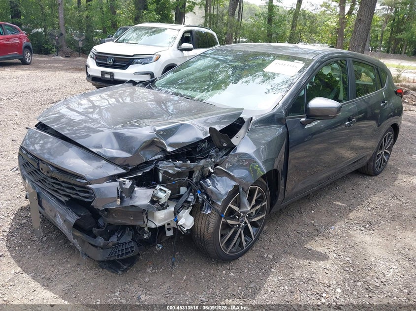 2025 Subaru Impreza VIN JF1GUAFC2S8305021 IAAI salvage auction — FRONT END, Salvage (Virginia), sold $3,450 on 2026-07-28 (photo 2)