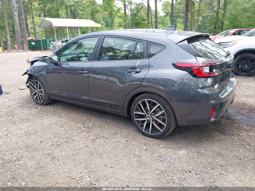 2025 Subaru Impreza VIN JF1GUAFC2S8305021 IAAI salvage auction — FRONT END, Salvage (Virginia), sold $3,450 on 2026-07-28 (photo 3)