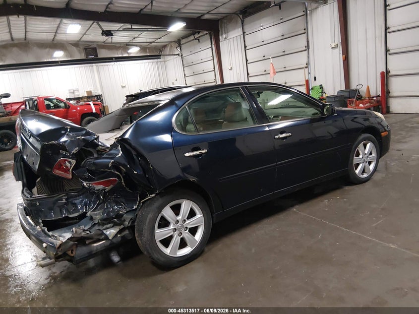2006 Lexus ES VIN JTHBA30G165174187 IAAI salvage auction — REAR END, Junk (Illinois), sold $425 on 2026-07-21 (photo 4)