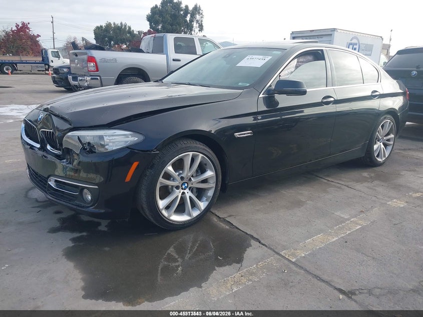 2014 BMW 5er VIN WBA5B1C50ED479546 IAAI salvage auction — FRONT END, Salvage (California), sold $425 on 2026-07-29 (photo 2)