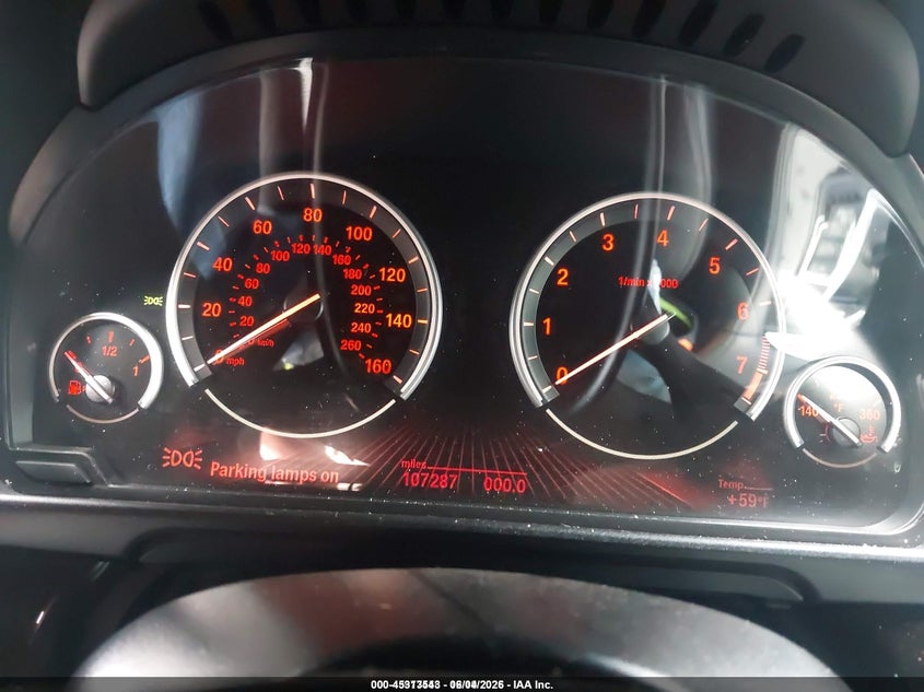 2014 BMW 5er VIN WBA5B1C50ED479546 IAAI salvage auction — FRONT END, Salvage (California), sold $425 on 2026-07-29 (photo 7)