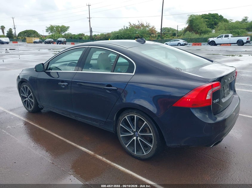 2016 Volvo S60 VIN YV126MFK8G2392824 IAAI salvage auction — NORMAL WEAR, Clear (Hawaii), sold $950 on 2026-08-04 (photo 3)