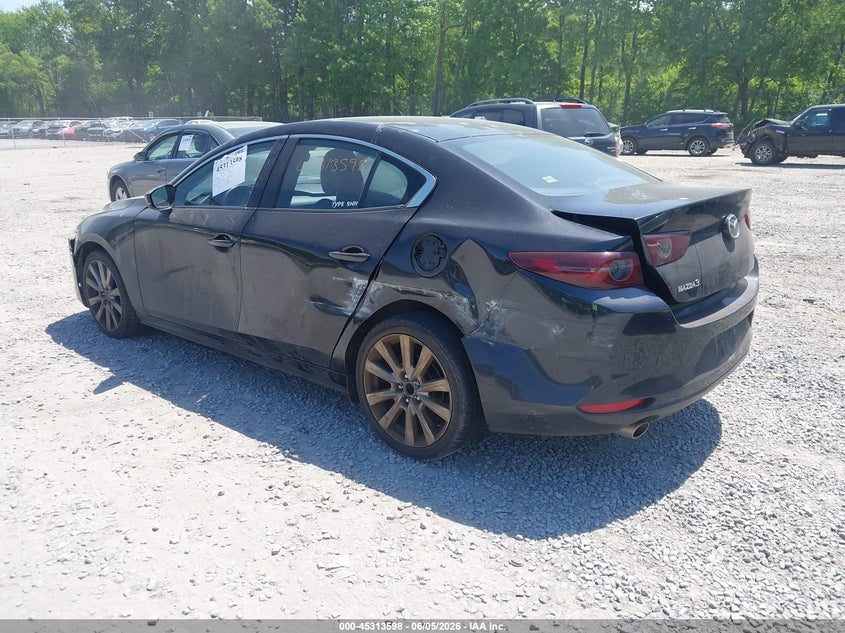 2021 Mazda 3 VIN JM1BPABL6M1317329 IAAI salvage auction — FRONT & REAR, Salvage Title, sold $1,350 on 2026-07-11 (photo 3)