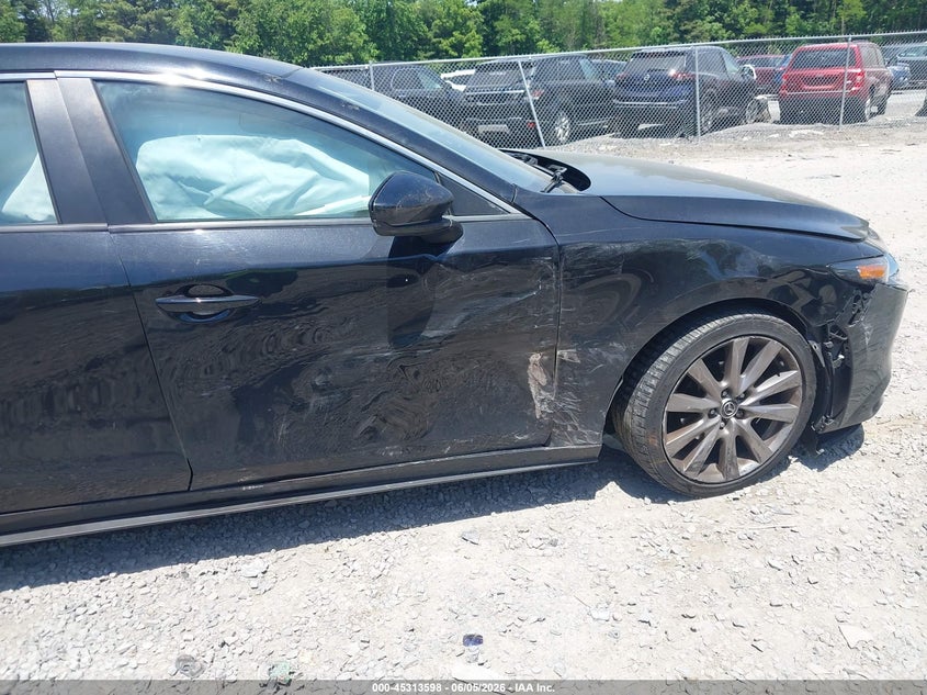 2021 Mazda 3 VIN JM1BPABL6M1317329 IAAI salvage auction — FRONT & REAR, Salvage Title, sold $1,350 on 2026-07-11 (photo 6)