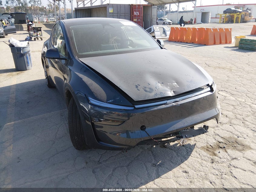2026 Tesla Model y VIN 7SAYGDEDXTF541597 IAAI salvage auction — LEFT FRONT, Salvage Title, sold $25 on 2026-07-29 (photo 1)