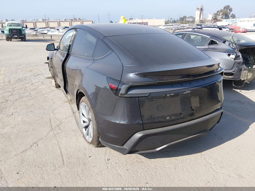 2026 Tesla Model y VIN 7SAYGDEDXTF541597 IAAI salvage auction — LEFT FRONT, Salvage Title, sold $25 on 2026-07-29 (photo 3)