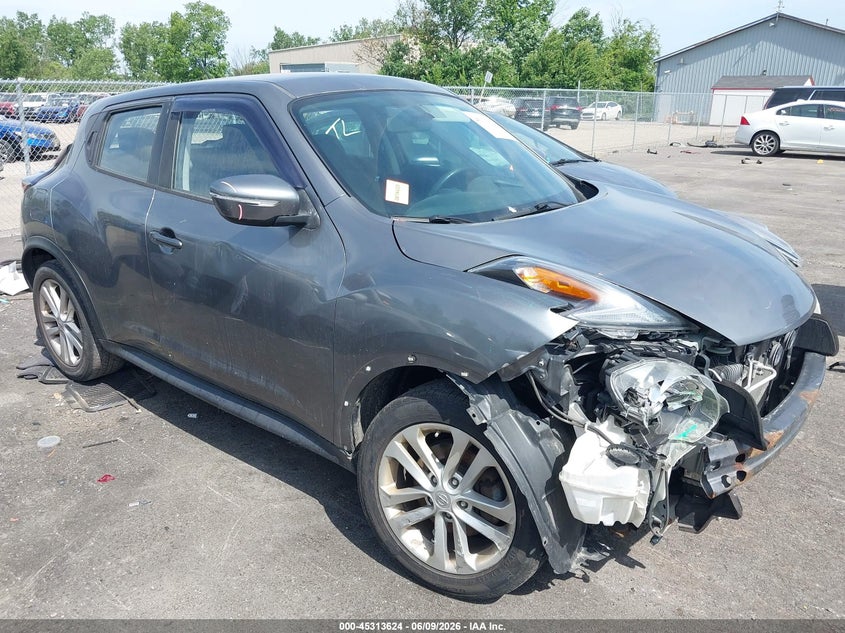 2015 Nissan Juke VIN JN8AF5MV6FT563796 IAAI salvage auction — FRONT END, Salvage (Ohio), sold $600 on 2026-07-28 (photo 1)