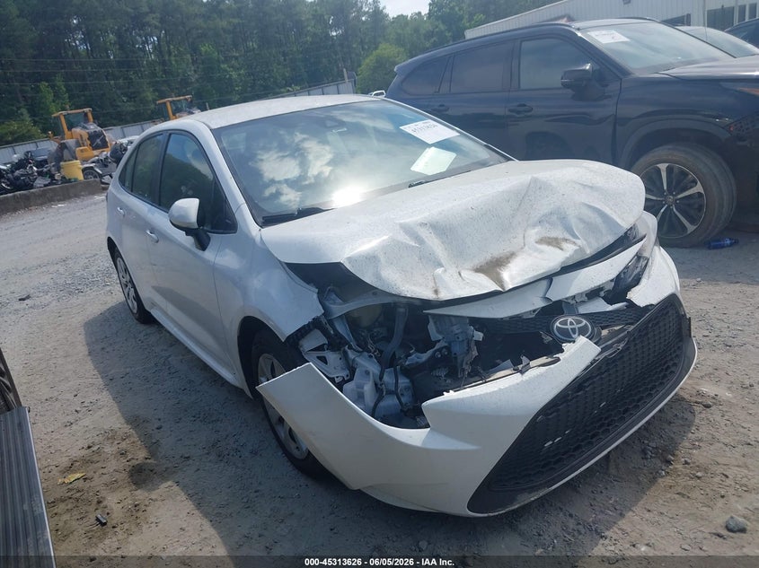 2020 Toyota Corolla VIN JTDEPRAE4LJ011615 IAAI salvage auction — FRONT END, Salvage Title, sold $4,000 on 2026-07-07 (photo 1)