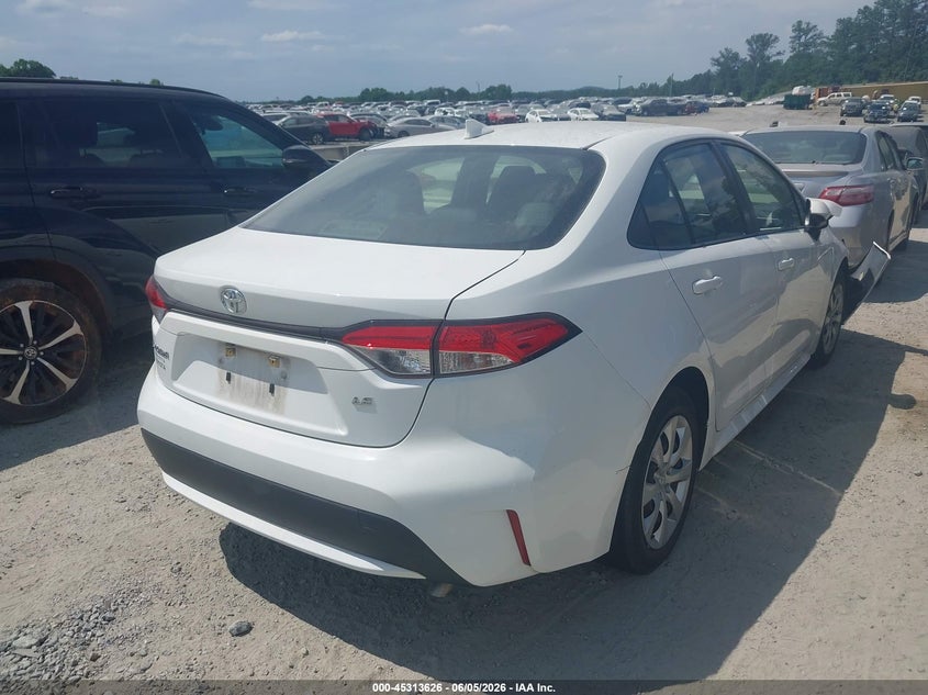 2020 Toyota Corolla VIN JTDEPRAE4LJ011615 IAAI salvage auction — FRONT END, Salvage Title, sold $4,000 on 2026-07-07 (photo 4)