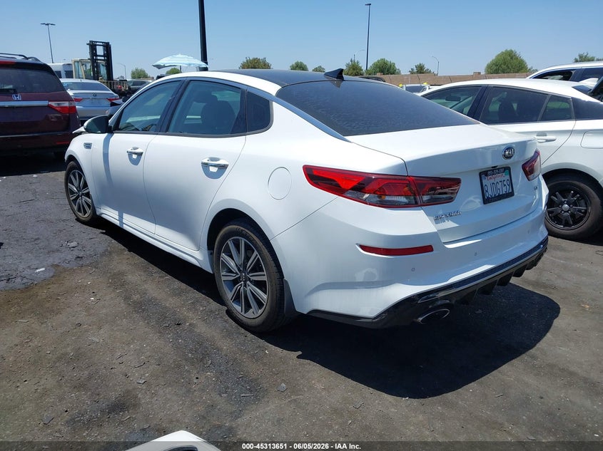 2019 Kia Optima VIN 5XXGU4L15KG316834 IAAI salvage auction — FRONT END, Salvage Title, sold $25 on 2026-07-24 (photo 3)