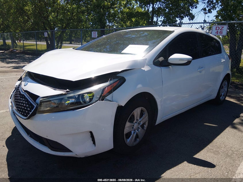 2017 Kia Forte VIN KNAFK5A86H5725541 IAAI salvage auction — FRONT END, Salvage Title, sold $725 on 2026-07-20 (photo 2)