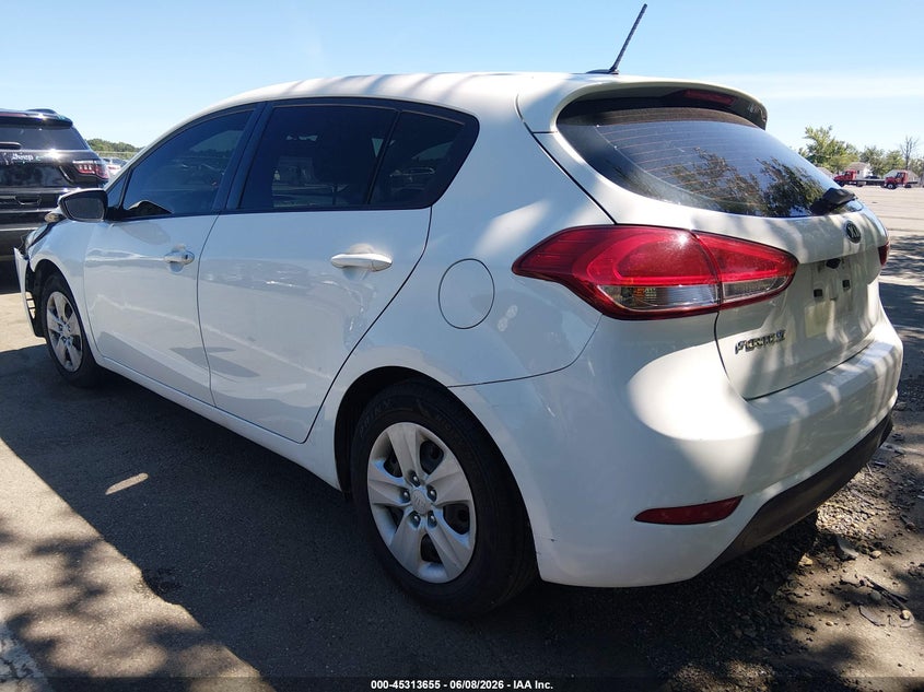 2017 Kia Forte VIN KNAFK5A86H5725541 IAAI salvage auction — FRONT END, Salvage Title, sold $725 on 2026-07-20 (photo 3)