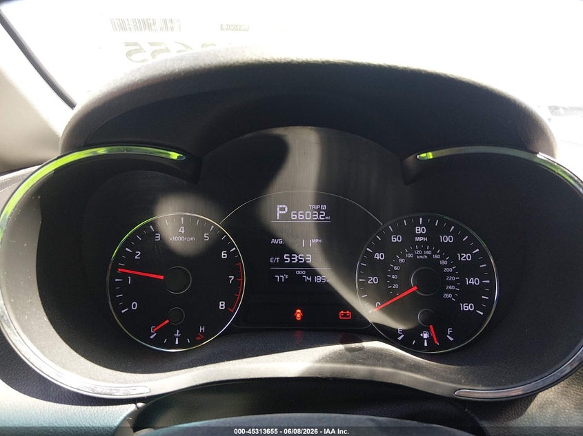 2017 Kia Forte VIN KNAFK5A86H5725541 IAAI salvage auction — FRONT END, Salvage Title, sold $725 on 2026-07-20 (photo 7)