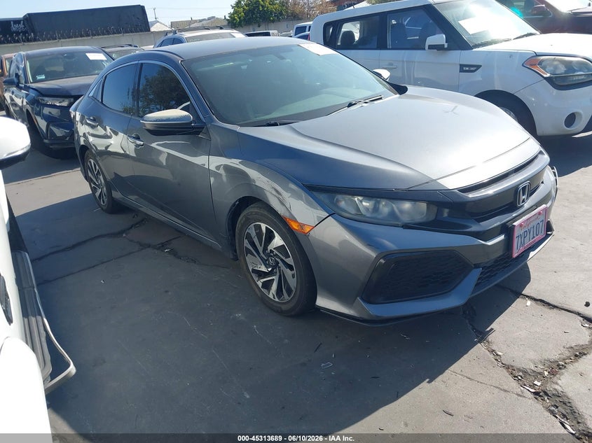 2017 Honda Civic VIN SHHFK7H29HU410519 IAAI salvage auction — LEFT FRONT, Salvage Title, sold $2,950 on 2026-07-29 (photo 1)