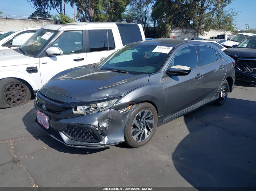 2017 Honda Civic VIN SHHFK7H29HU410519 IAAI salvage auction — LEFT FRONT, Salvage Title, sold $2,950 on 2026-07-29 (photo 2)