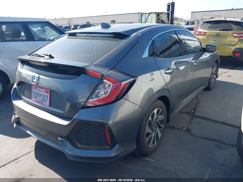 2017 Honda Civic VIN SHHFK7H29HU410519 IAAI salvage auction — LEFT FRONT, Salvage Title, sold $4,200 on 2026-07-29 (photo 4)