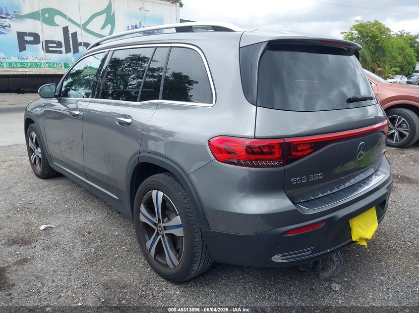 2022 Mercedes-benz Eqb VIN W1N9M1DB1NN007944 IAAI salvage auction — NORMAL WEAR, Salvage (Florida), sold $10,275 on 2026-07-08 (photo 3)