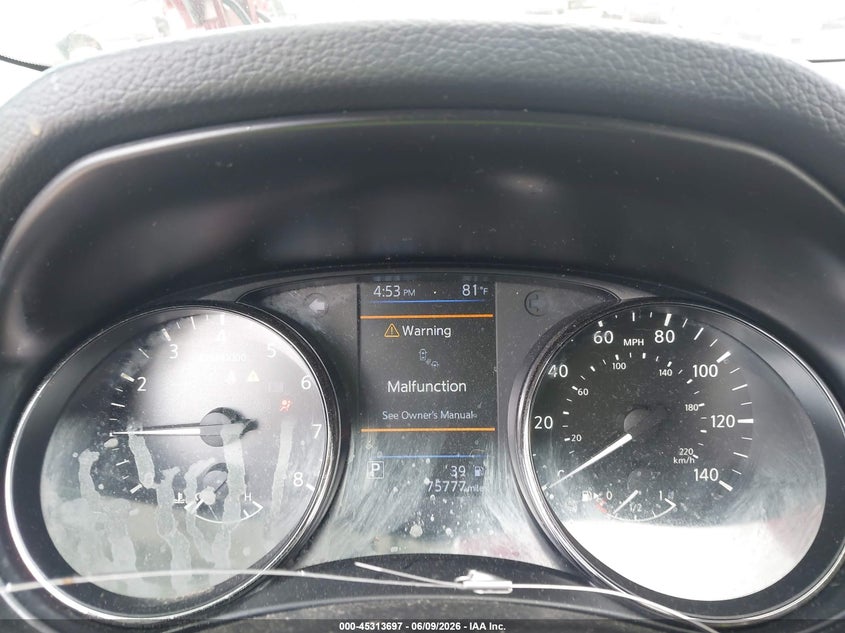 2019 Nissan Rogue VIN JN8AT2MT0KW266652 IAAI salvage auction — REAR END, Salvage Title, sold $2,550 on 2026-07-17 (photo 7)