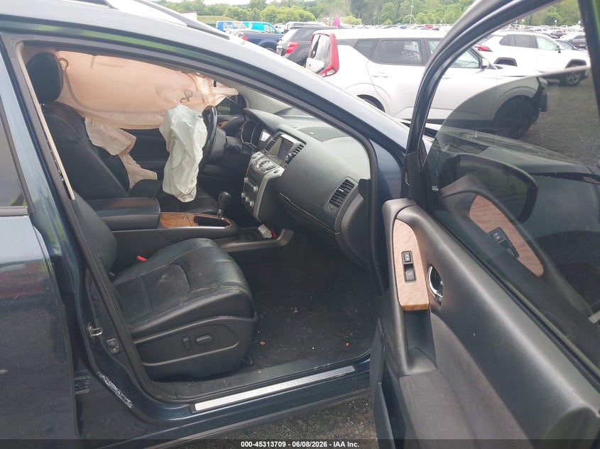 2014 Nissan Murano VIN JN8AZ1MW0EW533831 IAAI salvage auction — FRONT END, Salvage Title, sold $250 on 2026-07-06 (photo 5)