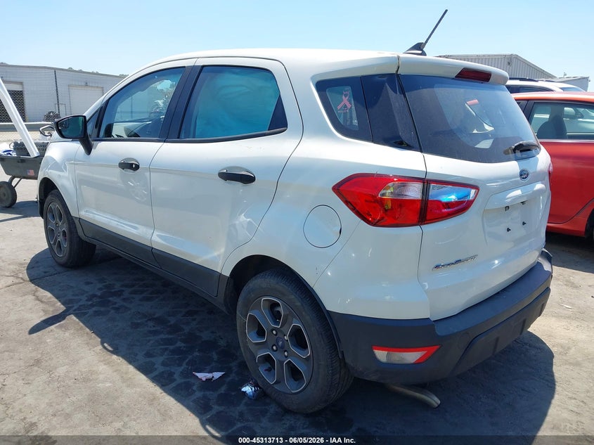 2020 Ford Ecosport VIN MAJ6S3FL4LC383571 IAAI salvage auction — REAR END, Salvage Title, sold $1,025 on 2026-07-16 (photo 3)