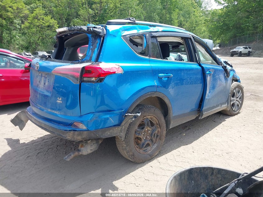 2017 Toyota Rav 4 VIN JTMBFREV0HJ131273 IAAI salvage auction — ROLLOVER, Salvage Title, sold $1,550 on 2026-07-09 (photo 4)