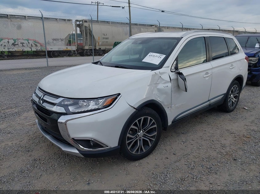2017 Mitsubishi Outlander VIN JA4JZ4AX2HZ018093 IAAI salvage auction — FRONT END, Salvage Title, sold $600 on 2026-07-17 (photo 2)