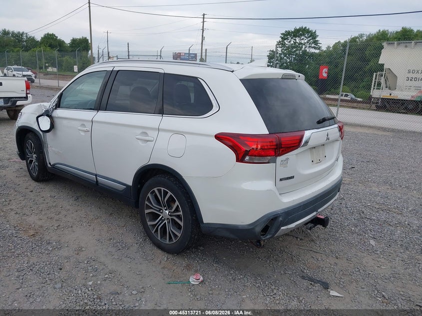 2017 Mitsubishi Outlander VIN JA4JZ4AX2HZ018093 IAAI salvage auction — FRONT END, Salvage Title, sold $600 on 2026-07-17 (photo 3)