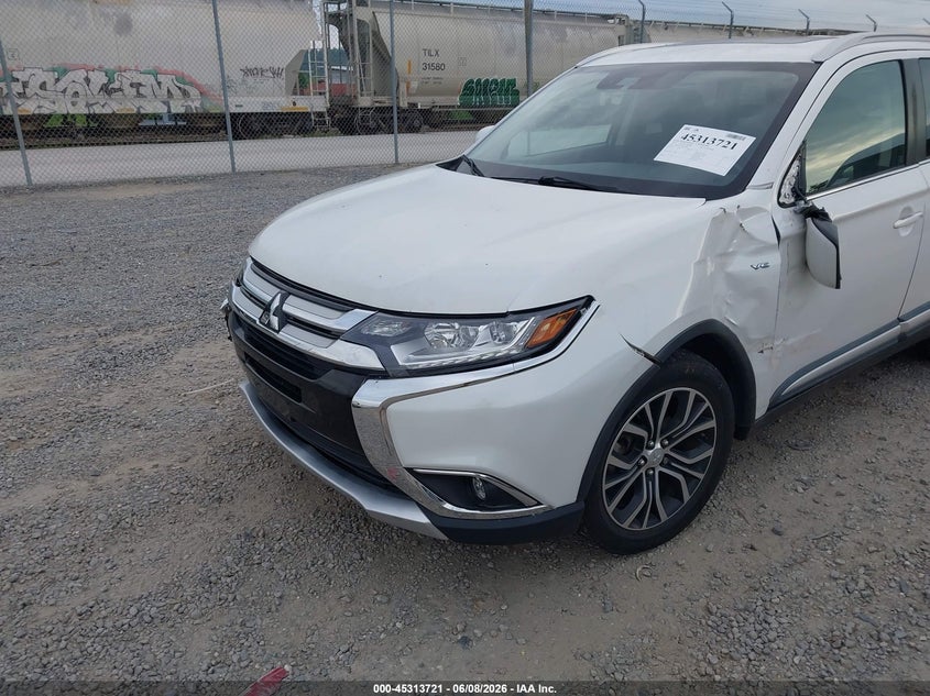 2017 Mitsubishi Outlander VIN JA4JZ4AX2HZ018093 IAAI salvage auction — FRONT END, Salvage Title, sold $600 on 2026-07-17 (photo 6)