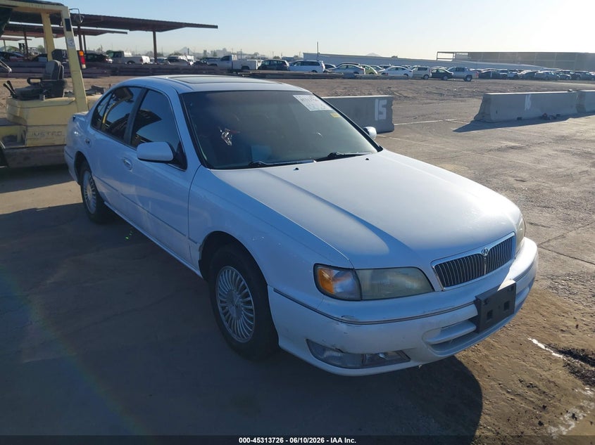1997 Infiniti I30 VIN JNKCA21D7VT402271 IAAI salvage auction — SIDE, Salvage (Arizona), sold $25 on 2026-07-28 (photo 1)